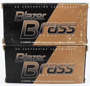 100 Rounds Of Blazer Brass .357 Mag Ammunition