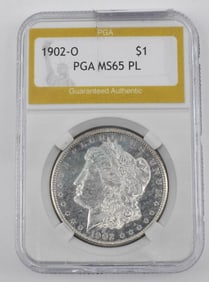 PGA Graded Uncirculated Morgan Silver Dollar