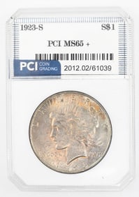 Uncirculated PCI Graded Silver Peace Dollar