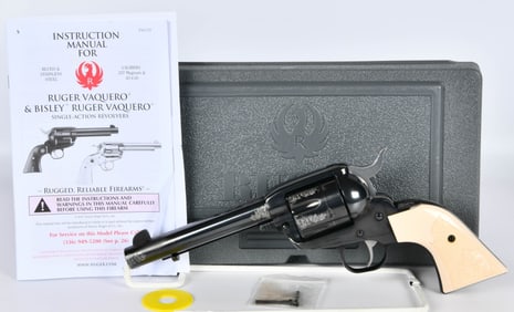 Engraved Ruger New Vaquero Revolver .45 Colt