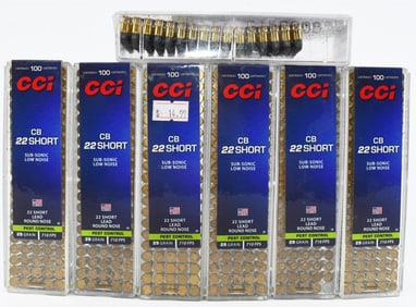 680 Rounds Of CCI .22 Short Ammunition