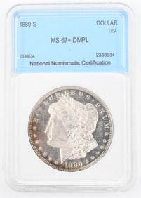 Uncirculated NNC Graded Morgan Silver Dollar