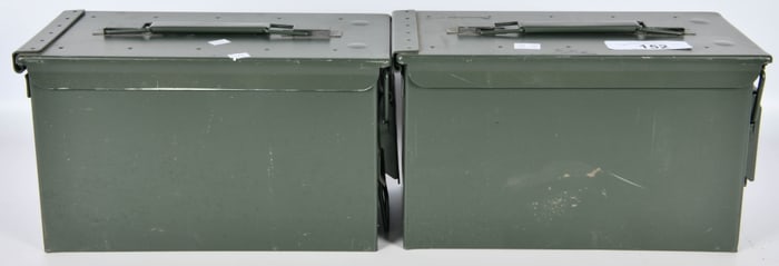 2 Heavy Duty Metal Ammo Cans