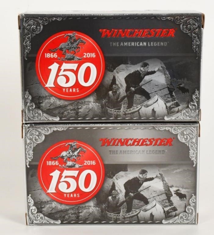 40 Rds Winchester 150th Anniversary 270 Win Ammo: The American Legend Collector Edition Boxes 150 Grain Power Point Ammunition Made In USA