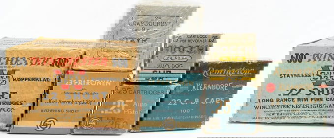 Lot of Various Collector Ammunition & C.B Caps