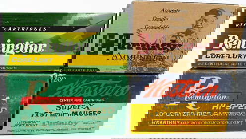 80 Rounds Of Mixed Rifle Ammunition