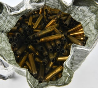 8 Lbs Of Empty .223 Rem Brass Casings