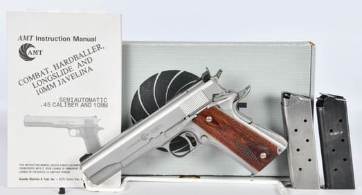 Scarce AMT Hardballer Semi Auto Pistol .45 ACP