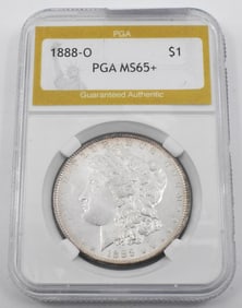 PGA Graded Uncirculated Morgan Silver Dollar