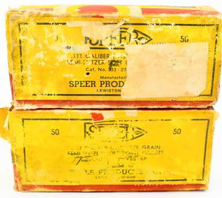 Approx 100 Ct Of Speer .333 Cal Bullet Tips