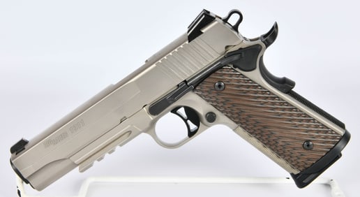 Sig Sauer Stainless 1911 Semi Auto Pistol .45 ACP