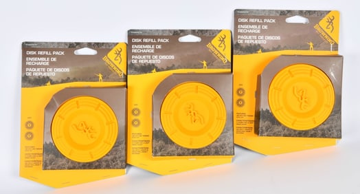 3 New Packs of Browning Disk Refills