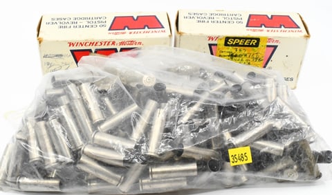 78 Rds of Reman .357 Mag & Empty Casings