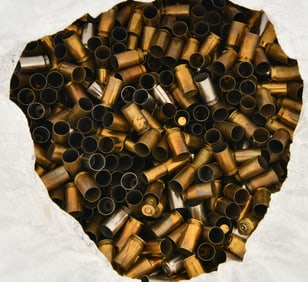 18.5 Lbs Of .45 ACP Empty Brass Casings