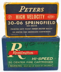 38 Rounds Of .30-06 & 8mm Ammunition
