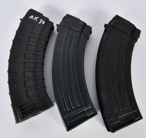 Lot of Three AK-47 Magazines 30 Rounds