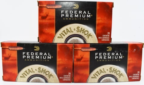 60 Rounds Of Federal 26-05 Rem Ammunition