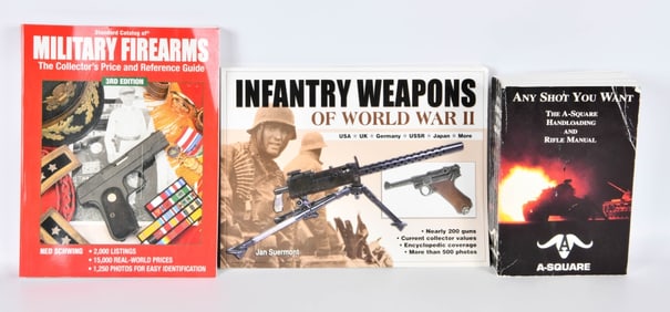 3 Military Paperback Books