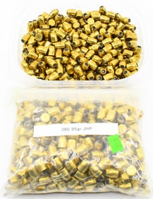 Approx 800+ Count Of .380 JHP Reloading Bullet