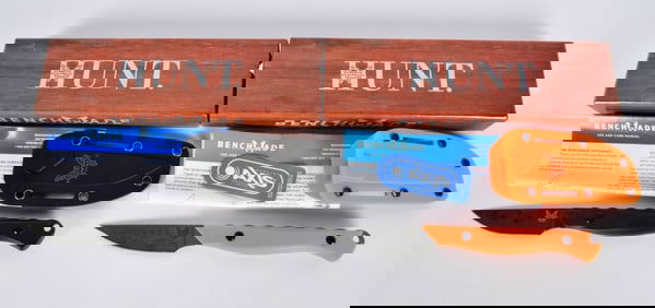 2 New Benchmade CPM-154 Fixed Blade Knives