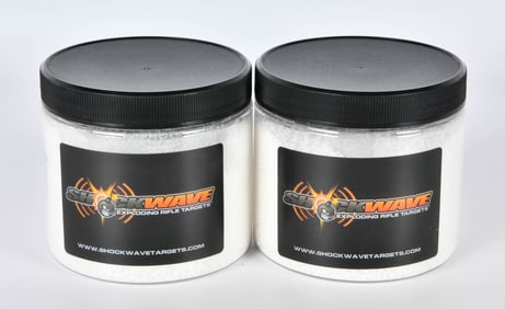 2 Containers Of Shockwave Mixing Boom Target