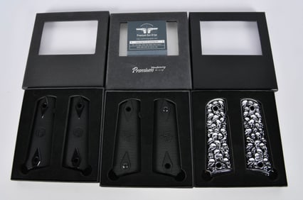 3 Sets Of New Pair Replacement Handgun Grips