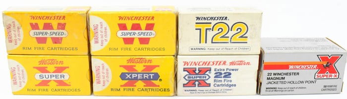 350 Rounds Of .22 WMR & .22 Short Ammunition