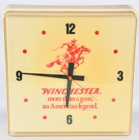 Vintage Dualite Fluorescent Illuminated Clock