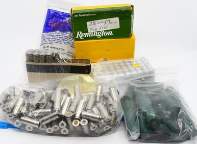 Large Lot Various Caliber Ammo & Empty Casings
