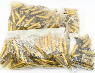 6 Lbs of Various Caliber Empty Brass Casings