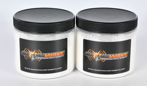 2 Containers Of Shockwave Mixing Boom Target