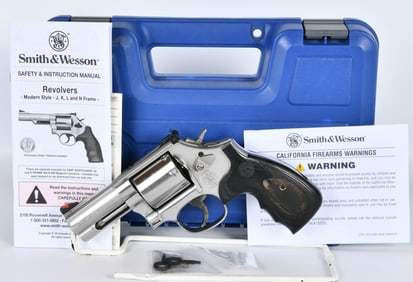 Stainless S&W 686-6 7 shot Revolver .357 Mag