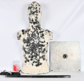Rubber Dummie Shooting Target W/ Stand
