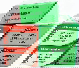 500 Count Of .30-30, .38 & .35 Cal Bullet Tips