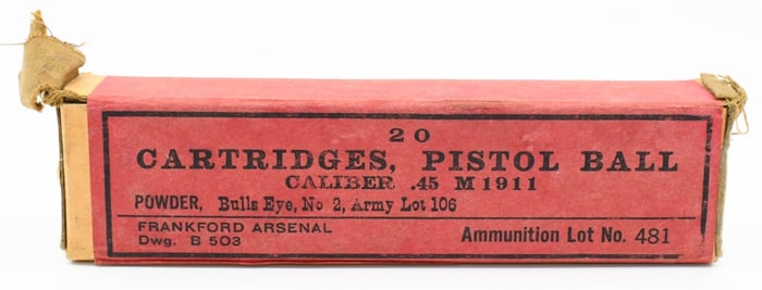 20 Rounds Of Frankford M1911 .45 ACP Ammo