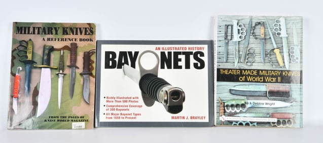 3 Military Bayonets & Knives Books