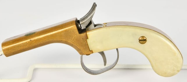 CMC Double Barrel .36 Cal Brass Percussion Pistol