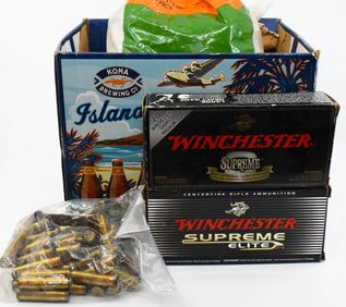 Lot of Various Empty Brass Casings & Wads