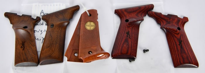 2 Browning Buckmark Grips & 1 Rogers Grips