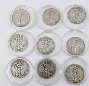9 Collector Peace Silver Dollars