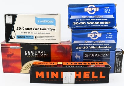 109 Rounds of Mixed Rifle Ammunition