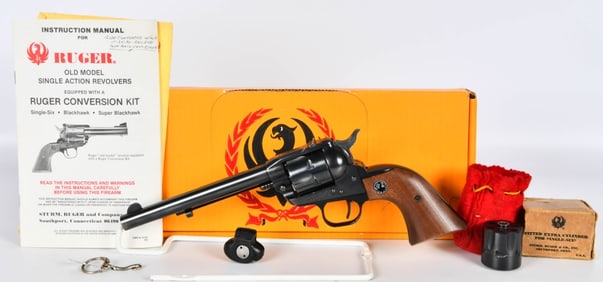 Ruger 3 Screw Single Six Convertible .22 Revolver