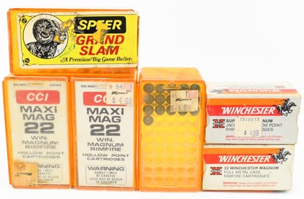 Approx 172 Rounds of .22 WMR Ammunition