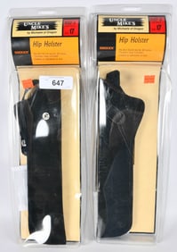 2 NIP Uncle Mikes Size 17 Hip Holsters