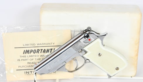 Boxed Astra Constable Pistol in Nickel Finish .22