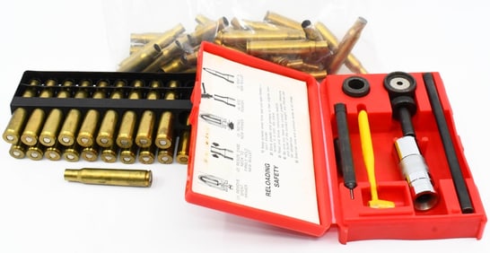 52 Ct Of Empty .30-06 & .38/357 Reloading Dies