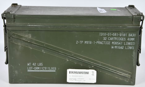 Large Heavy Duty Metal Ammo Can