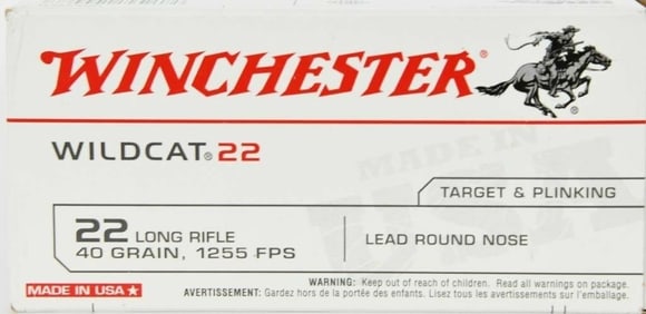 500 Rounds Of Winchester Wildcat .22 LR Ammo