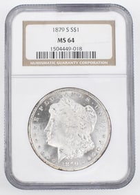 Uncirculated NNC Graded Morgan Silver Dollar