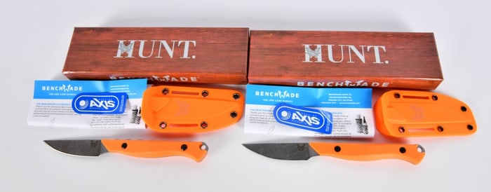 2 New Benchmade CPM-154 Fixed Blade Knives